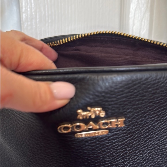 Coach Black Leather Crossbody Bag Camera bag - Picture 3 of 11